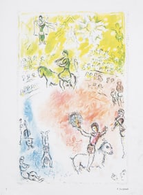 Marc Chagall, La Parade, Lithograph