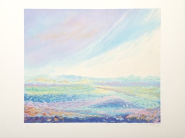 Jean Fernand, Paysage II, Lithograph on Arches