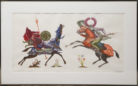 Guillermo Silva Santamaria, Vencedor y Vencido, Etching, Aquatint and Intaglio