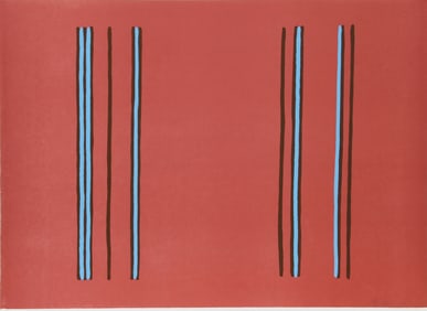 Gene Davis, Lilac, Lithograph on Arches