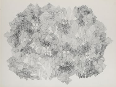 Unknown Artist, Geometric Hive, Etching