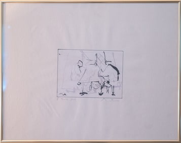 Robert Motherwell, Untitled (State I), Lithograph with Chine Colle
