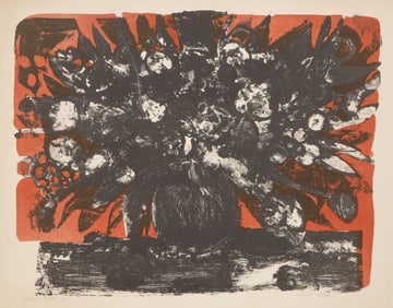 George Lockwood, Harvest Flowers, Screenprint on Arches