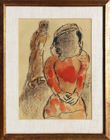 Marc Chagall, Tamar, The Daughter-In-Law of Judah, Lithograph on paper