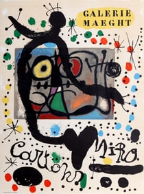 Joan Miro, Galerie Maeght (Cartones), Lithograph Poster