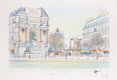 Rolf Rafflewski, Promenade, Lithograph