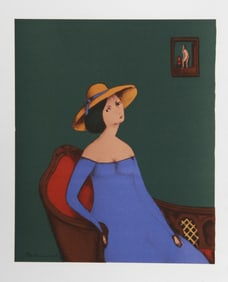 Branko Bahunek, Barbara, Lithograph