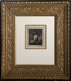 After Rembrandt van Rijn, Self Portrait, Heliogravure