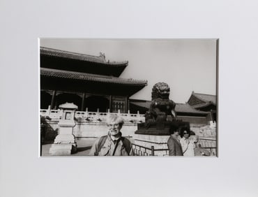 Christopher Makos, Andy Warhol in Beijing, Gelatin Silver Print