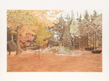 Ane Maria, Autumn Sunset, Lithograph