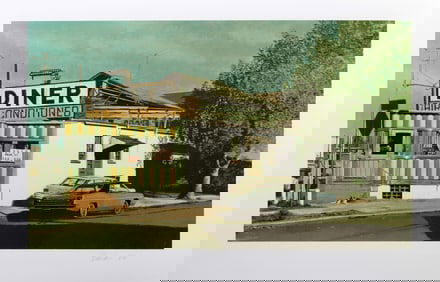 John Baeder, Royal Diner, Screenprint