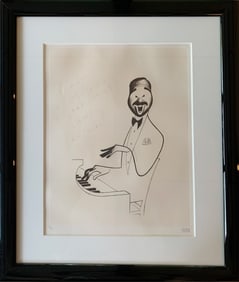 Al Hirschfeld, Bobby Short, Lithograph