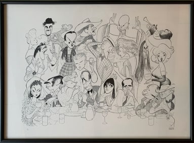 Al Hirschfeld, There's No Biz Like Show Biz, Lithograph