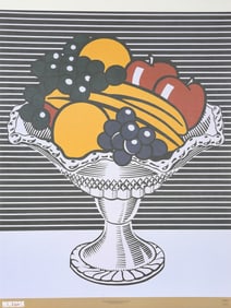 Roy Lichtenstein, Fruit Bowl, Poster