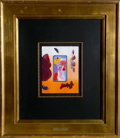 Peter Max, Statue of Liberty, Acrylic and Mixed Media on Paper