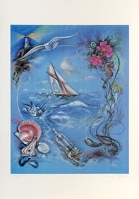 Winona Taylor, Absolut Statehood: Rhode Island, Lithograph on paper