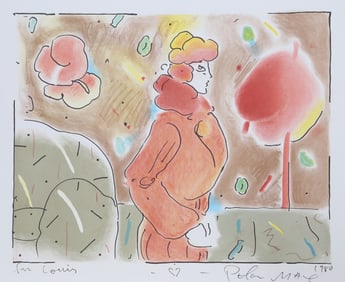 Peter Max, In His Garden, Lithograph