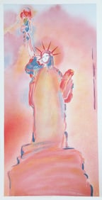 Peter Max, Statue of Liberty (Version 2), Poster