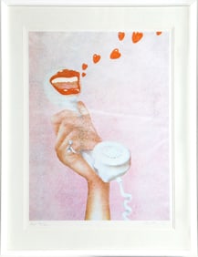 Mimmo Rotella, Hello, Screenprint