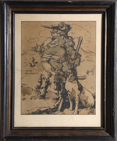 William Nicholson, Baron Munchausen, Lithograph