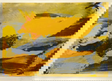 Peter Max, USA Film Festival, Dallas (Yellow/Orange), Screenprint