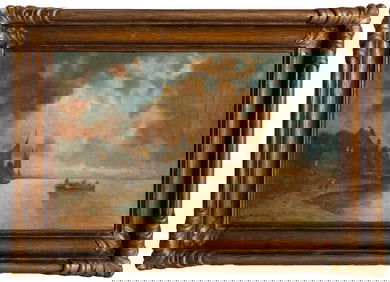 Unknown Artist, Shoreline, Oil on Canvas