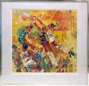 LeRoy Neiman, Basketball Superstars, Screenprint