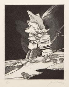 Saint Clair Cemin, Seabed, Etching and Aquatint on Arches