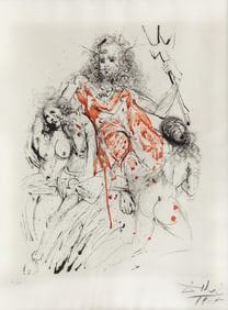 Salvador Dali, Poseidon, Etching, drypoint and heliogravure