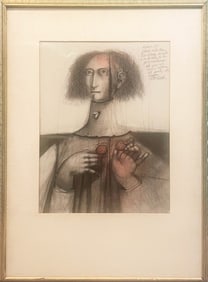 David Manzur, Leccion 113, Mixed Media on Paper