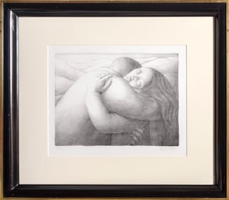 George Tooker, Embrace, Lithograph