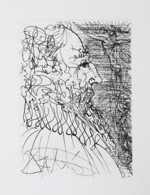 Salvador Dali, El Greco, Etching