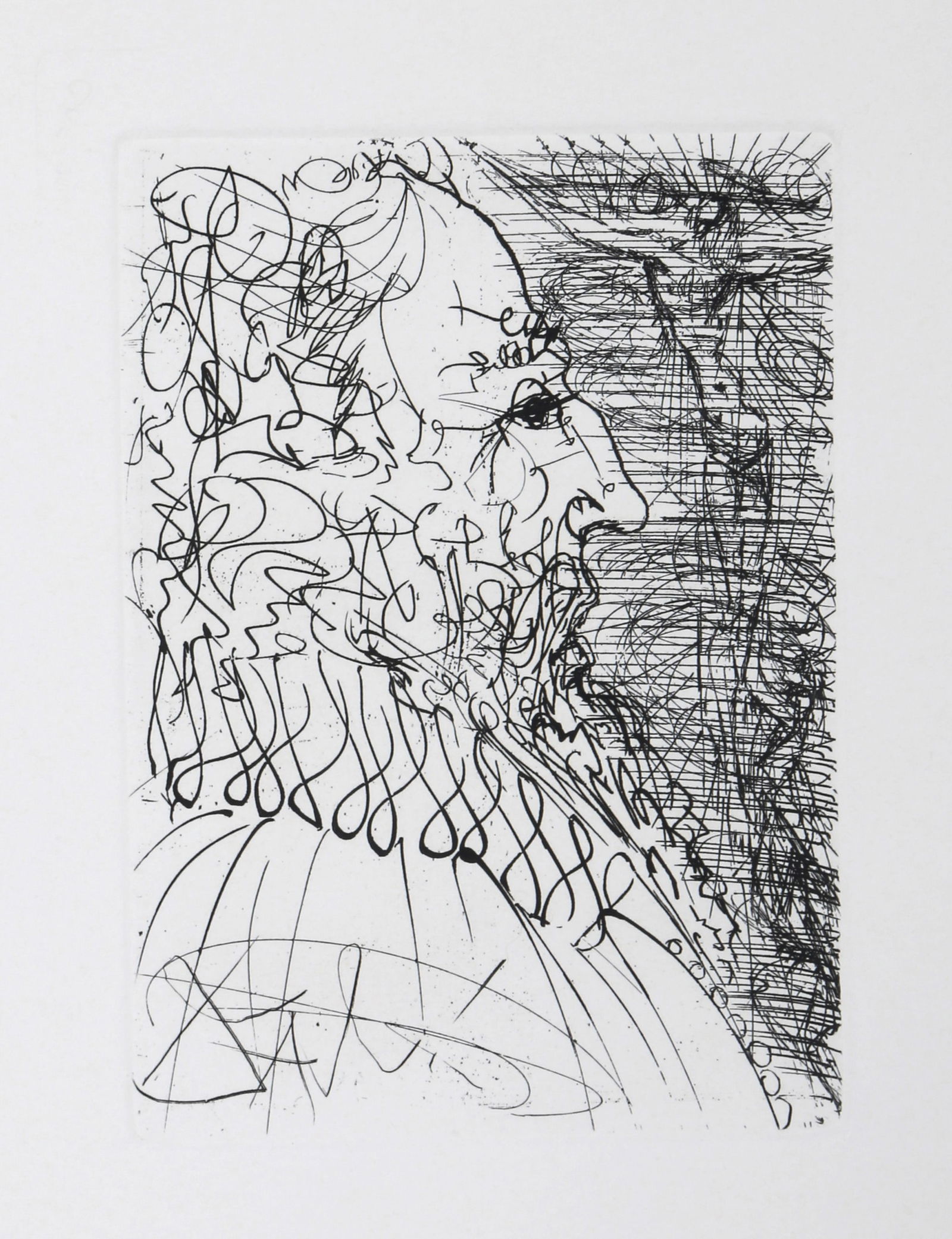 Salvador Dali, El Greco, Etching (1 of 2)