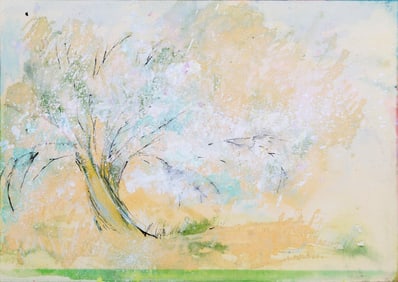 Joan Purcell, Tree, Watercolor on paper
