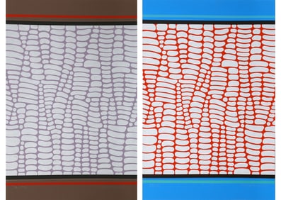 Paul Maxwell, Lot of Two Screenprints