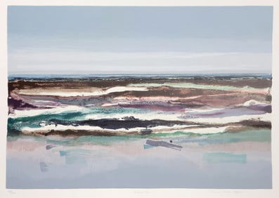 Joanne Miller Rafferty, Daybreak #1, Screenprint on BFK Rives