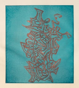 Mark Tobey, Liberation, Color Etching on Richard de Bas