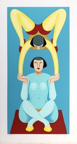 Clarence Holbrook Carter, Acrobats, Screenprint