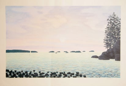 Bill Sullivan, Stony Creek Sunset, Lithograph
