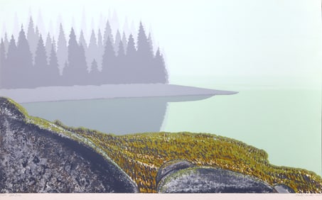 Benita Sanders, Ebb Tide, Screenprint