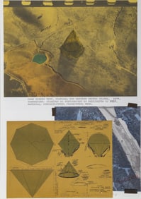 Dennis Oppenheim, Cage Screen Test, Lithograph