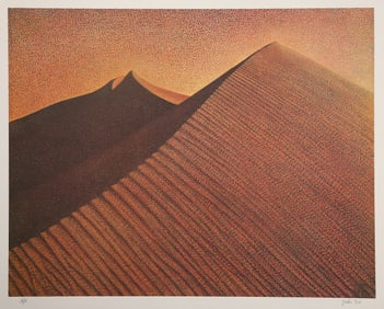 Yuko Nii, Myth of Egyptian Dunes, Screenprint