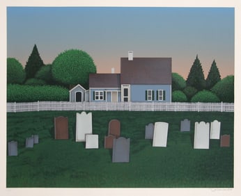 Ted Jeremenko, A Sleeping Place, Screenprint on Arches