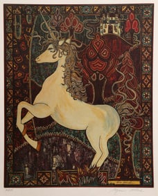 Mara Abboud, Unicorn, Screenprint