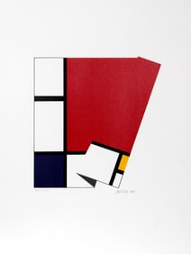 Jim Jacobs, Piece de Resistance (Mondrian), Screenprint