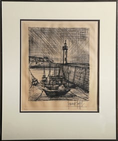 Bernard Buffet, Le Phare, Etching