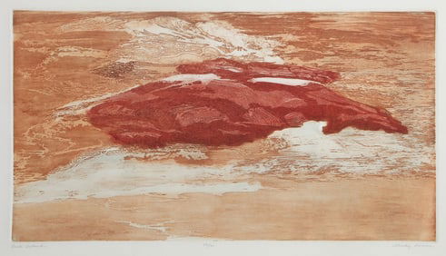 Shirley Roman, Rock Island, Etching with Aquatint