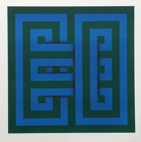 Omar Rayo, Saphan, Screenprint