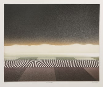 Jean Solombre, L'embellie, Etching with Aquatint on Arches