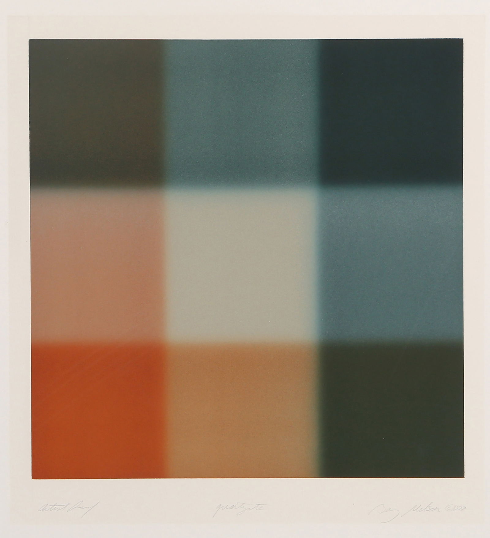 Barry Nelson, Quartzite, Etching with Aquatint on Arches (1 of 5)